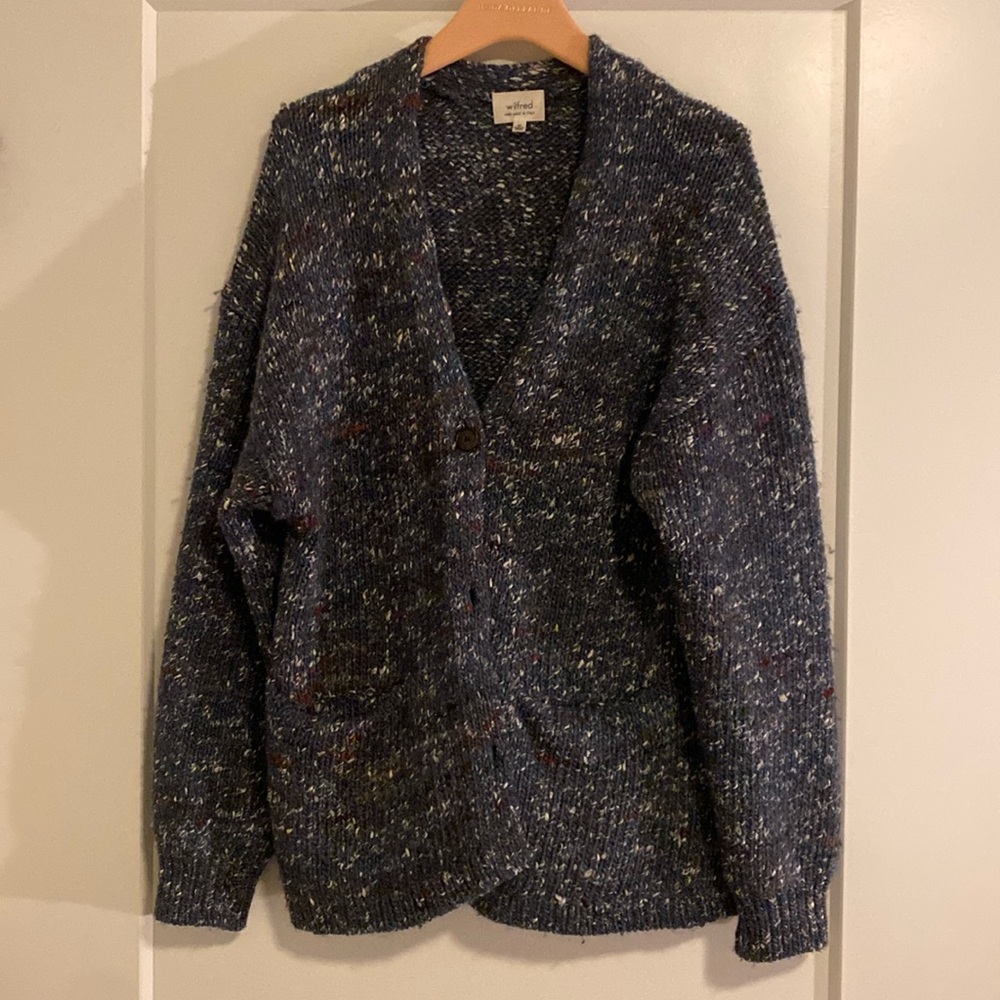Aritzia Wilfred Free oversized chunky cardigan